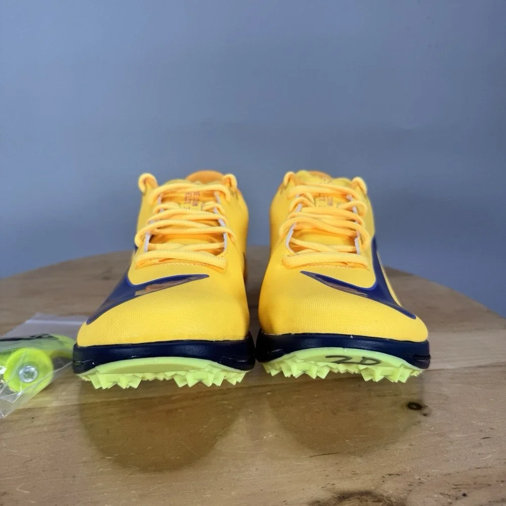 Nike Triple Jump Elite 2 Mens Size 9.5 Citron Yellow Track & Field Spikes NEW